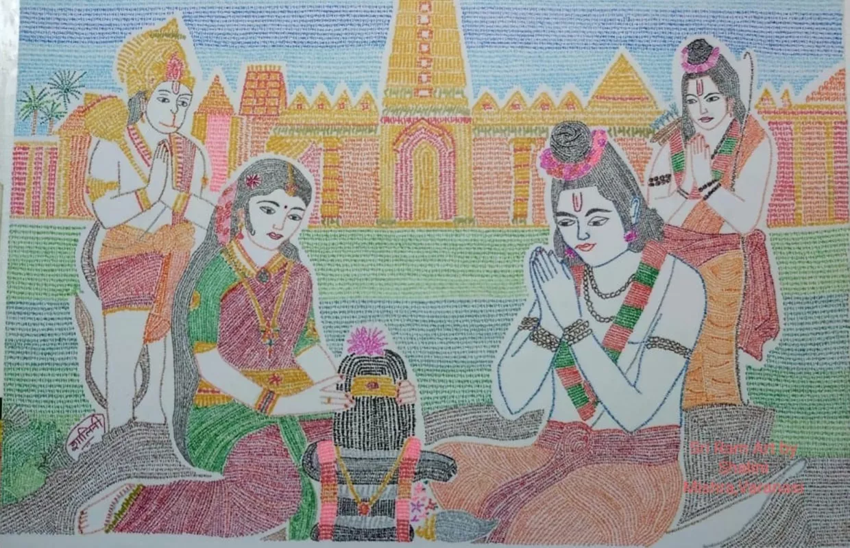 FASTEST TYPOGRAPHY DRAWING OF RAMAYANA EPIC ON A3 SHEET