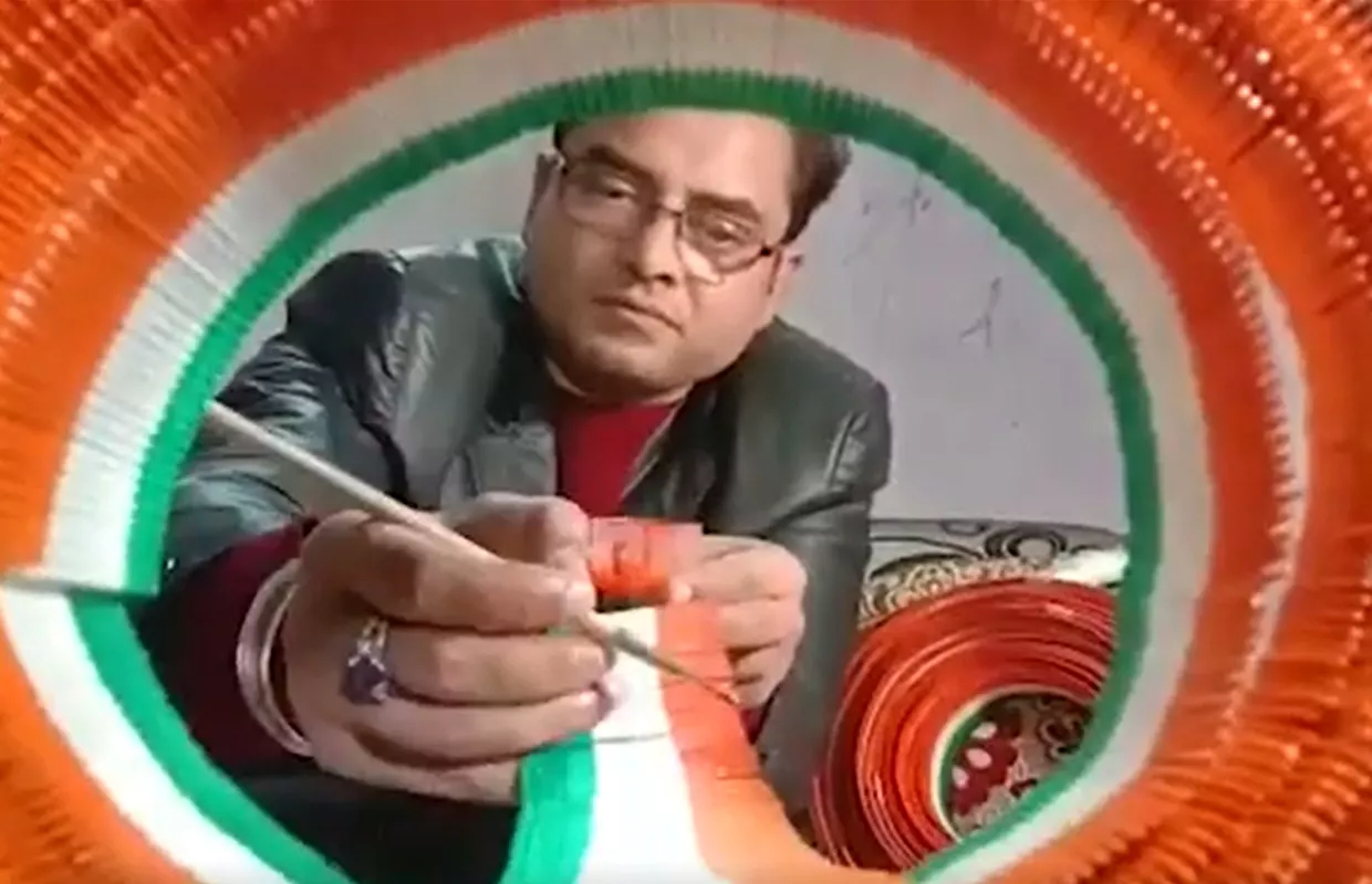 LONGEST PAINTING ON TOOTHPICKS