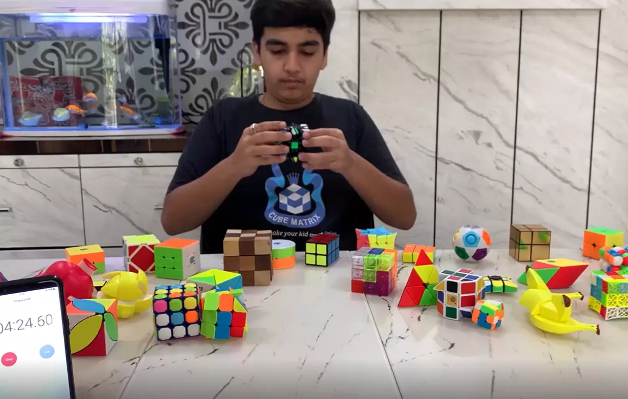 1. “MAXIMUM RUBIK CUBES SOLVE” 2. “MAXIMUM RUBIK CUBES SOLVE BLINDFOLD” 3. “FASTEST SNAKE CUBE SOLVED”