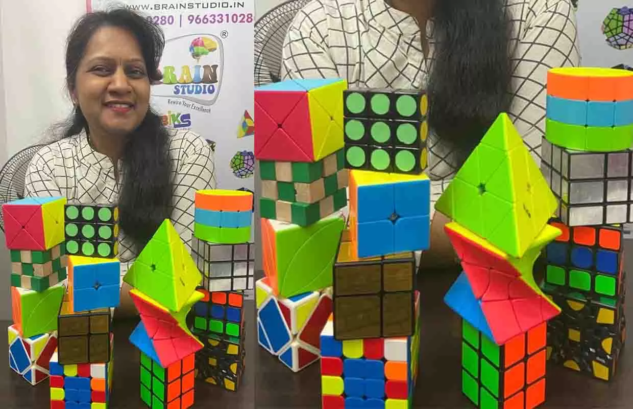 MOST NUMBER OF CHILDREN SOLVING VARIETIES OF RUBIKS CUBES VIRTUALLY