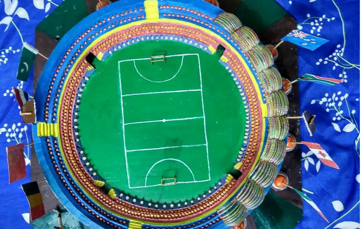 SMALLEST MINIATURE OF HOCKEY STADIUM