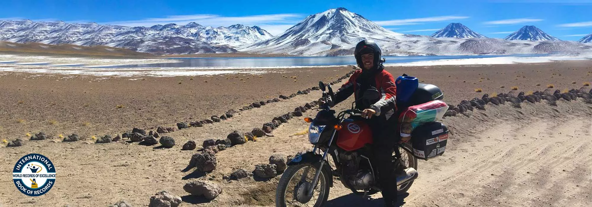 FASTEST JOURNEY AROUND SOUTH AMERICA ON A SMALL MOTORBIKE