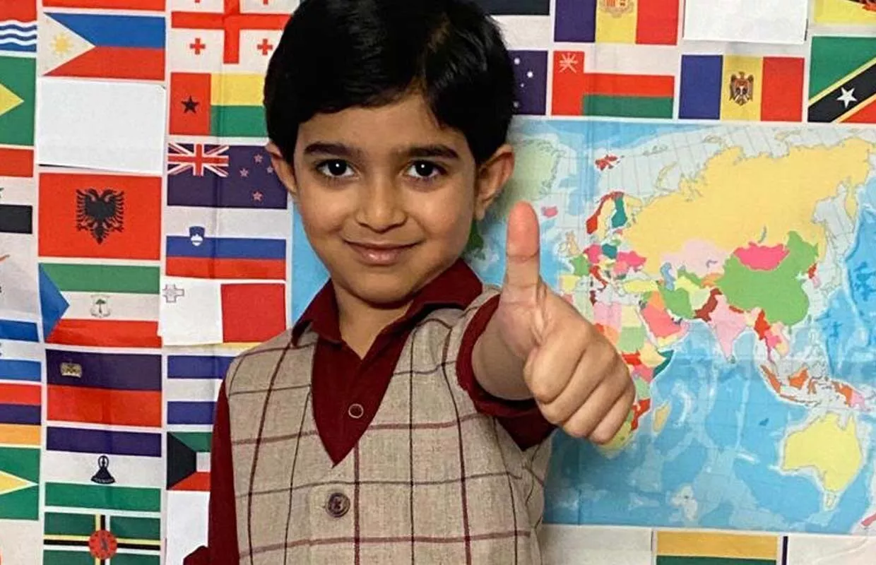 YOUNGEST KID TO IDENTIFY ALL NATIONAL FLAGS & RECITE THEIR CAPITALS