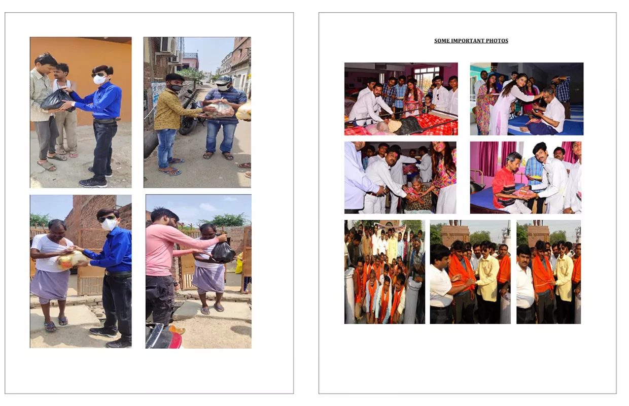 YOUNGEST TO DONATE RATION TO MAXIMUM PEOPLE