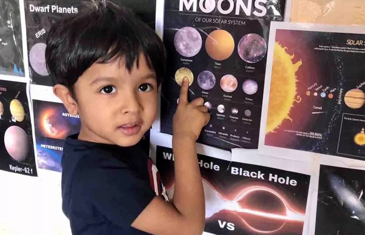 MAXIMUM CELESTIAL OBJECTS IDENTIFIED BY A KID