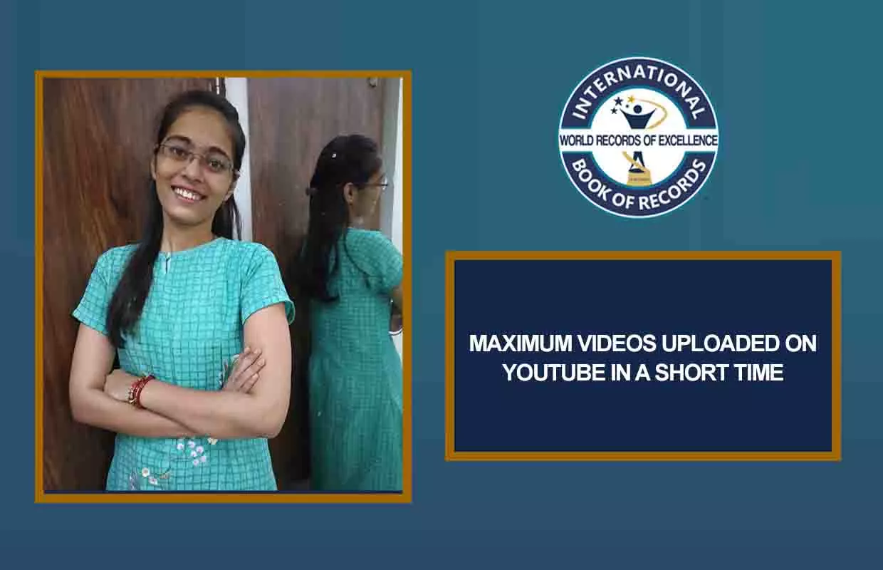 MAXIMUM VIDEOS UPLOADED ON YOUTUBE IN A SHORT TIME