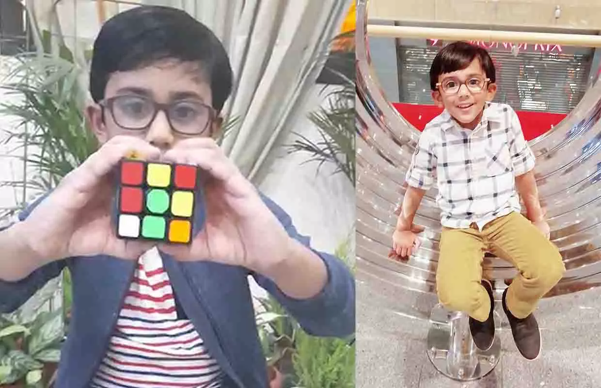 YOUNGEST TO SOLVE 3X3 RUBIK CUBE IN ONE MINUTE