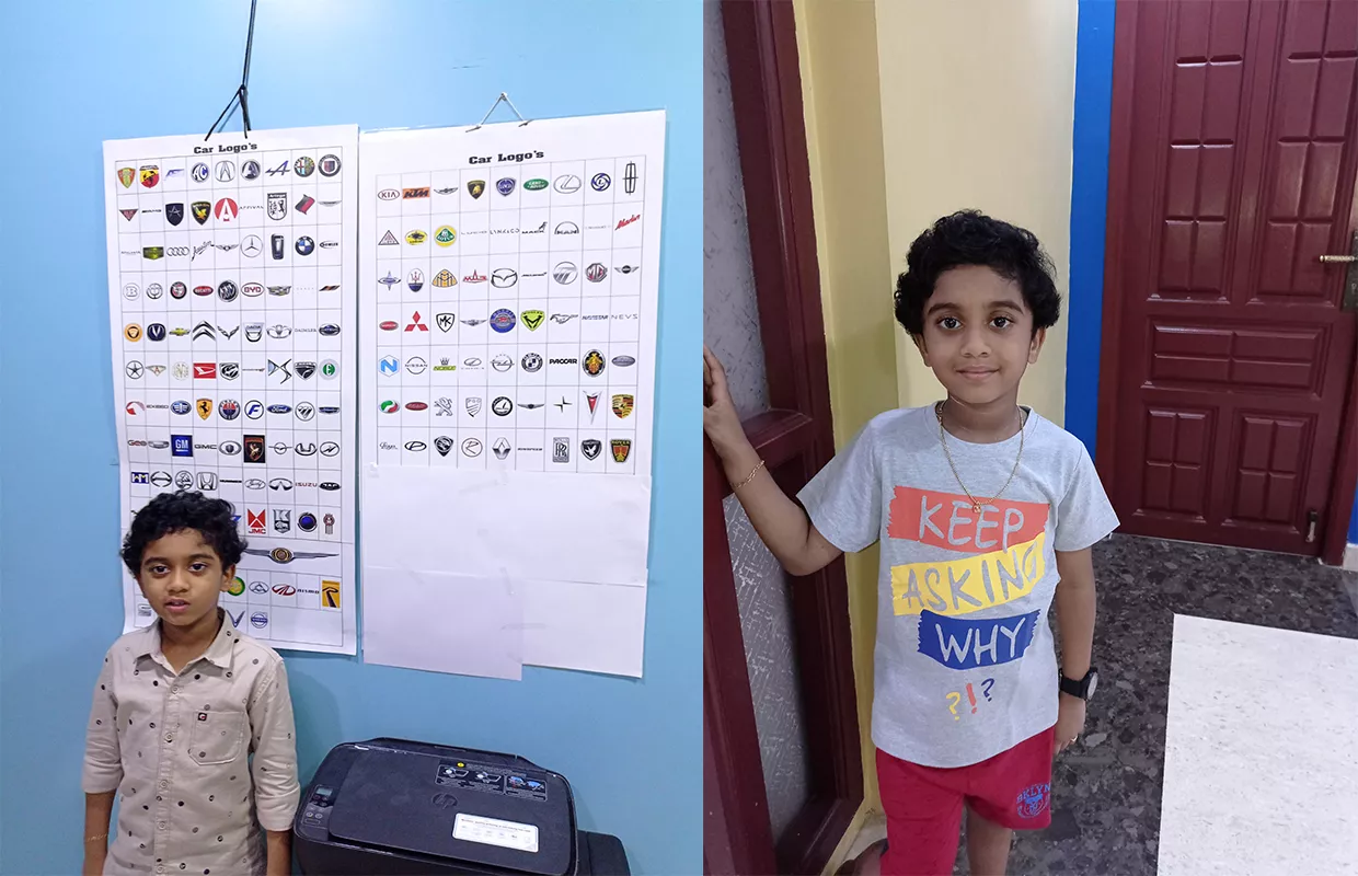 MOST CAR LOGOS IDENTIFIED IN ONE MINUTE BY A KID