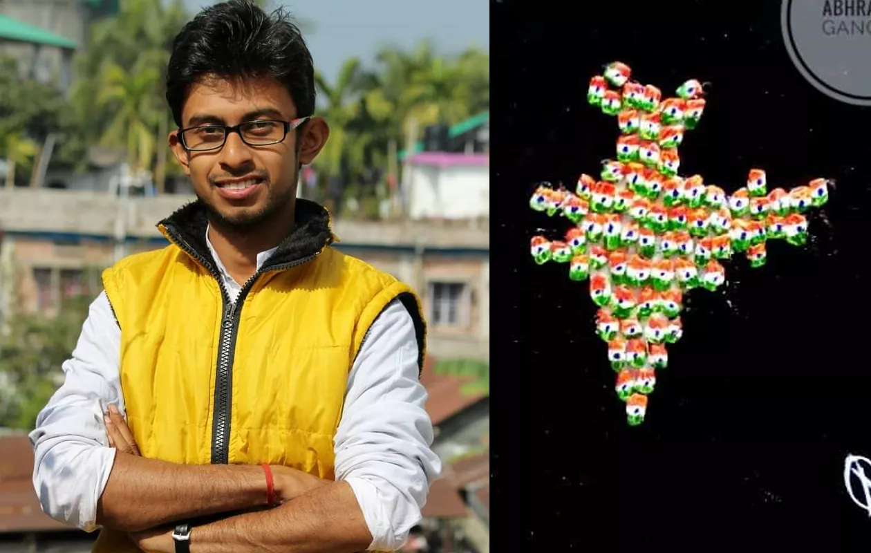 SMALLEST INDIAN MAP CRAFTING WITH FENUGREEK SEEDS