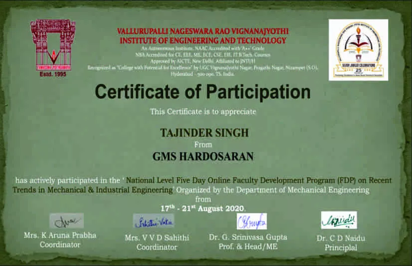 MAXIMUM CERTIFICATES ACHIEVE