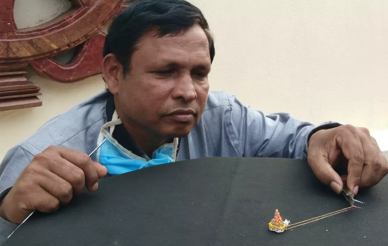 SMALLEST MINIATURE OF CHARIOT OF LORD JAGANNATH