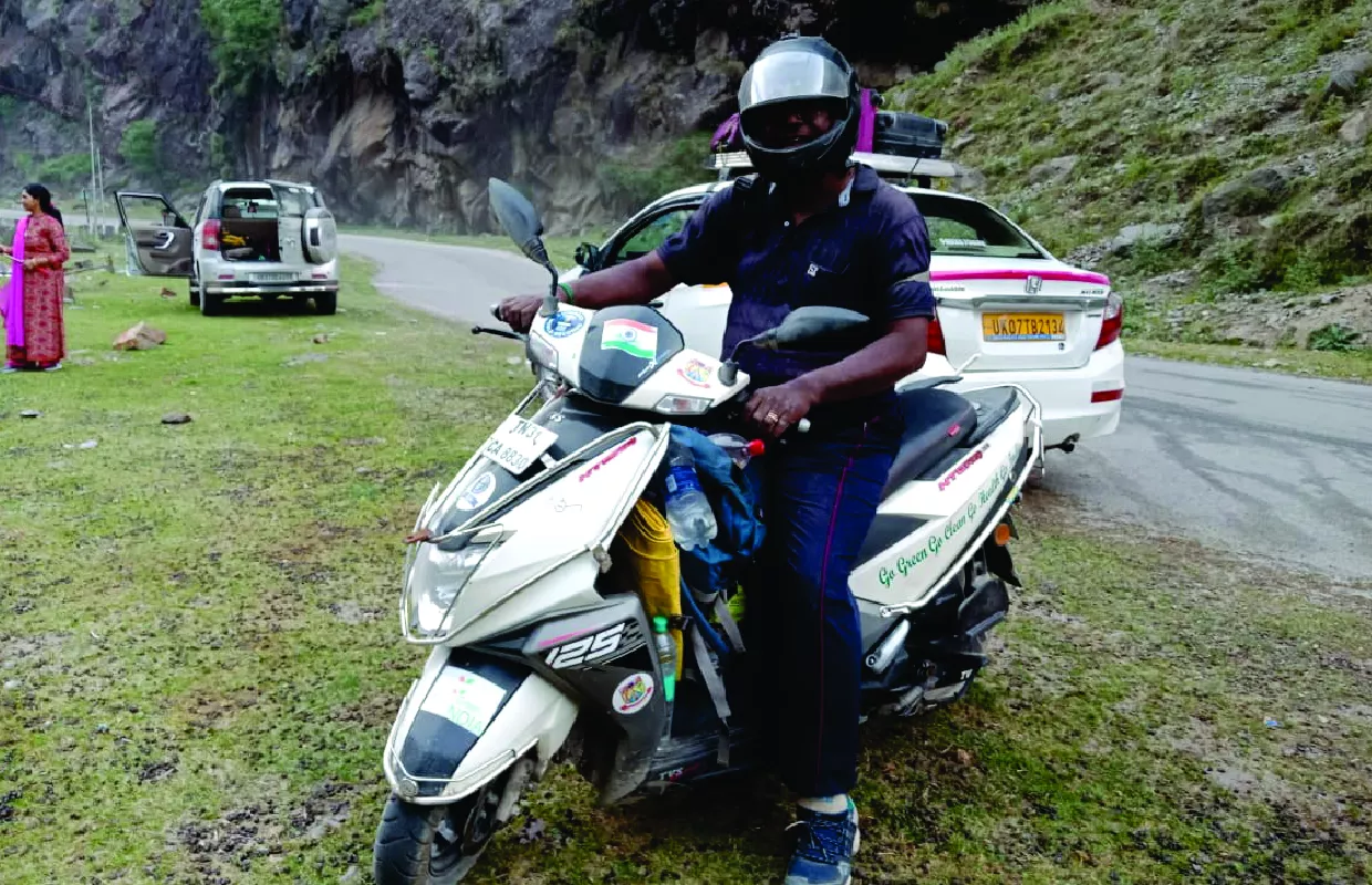 LONGEST JOURNEY ON MOTORCYCLE IN A SINGLE COUNTRY