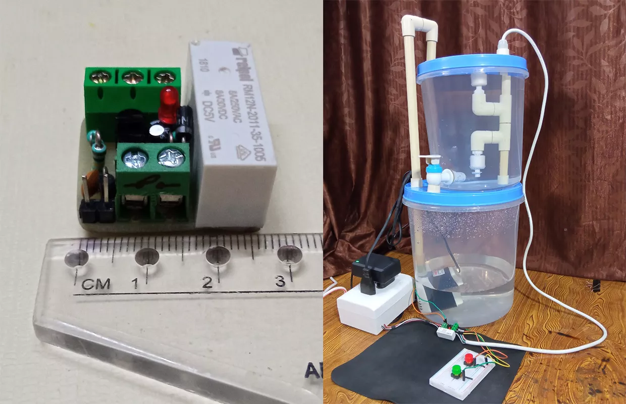 SMALLEST FUNCTIONING WATER LEVEL CONTROLLER PCB