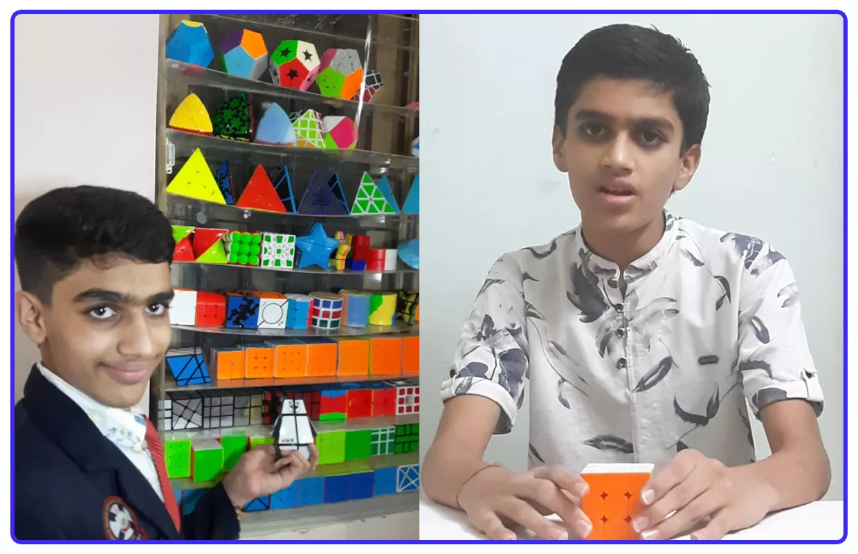 FASTEST TO SOLVE 3 X 3 RUBIK’S CUBE SEEING IT IN MIRROR (TEENAGER)