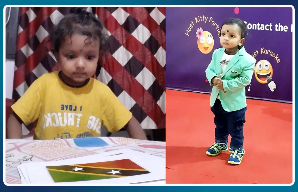 YOUNGEST TO IDENTIFY FLAGS OF ALL ASIAN COUNTRIES ON FLASH CARDS IN A SHORT TIME