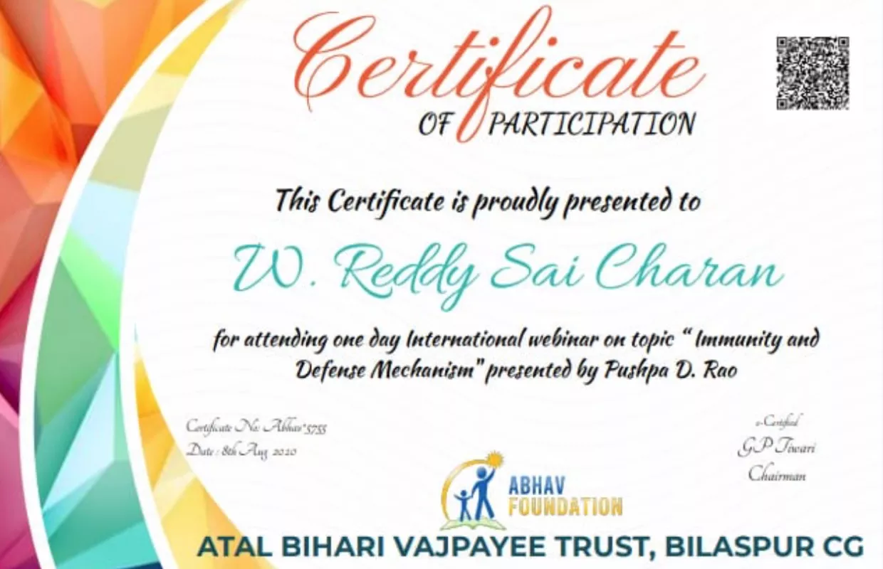 MAXIMUM CERTIFICATES ACHIEVE IN 65 DAYS