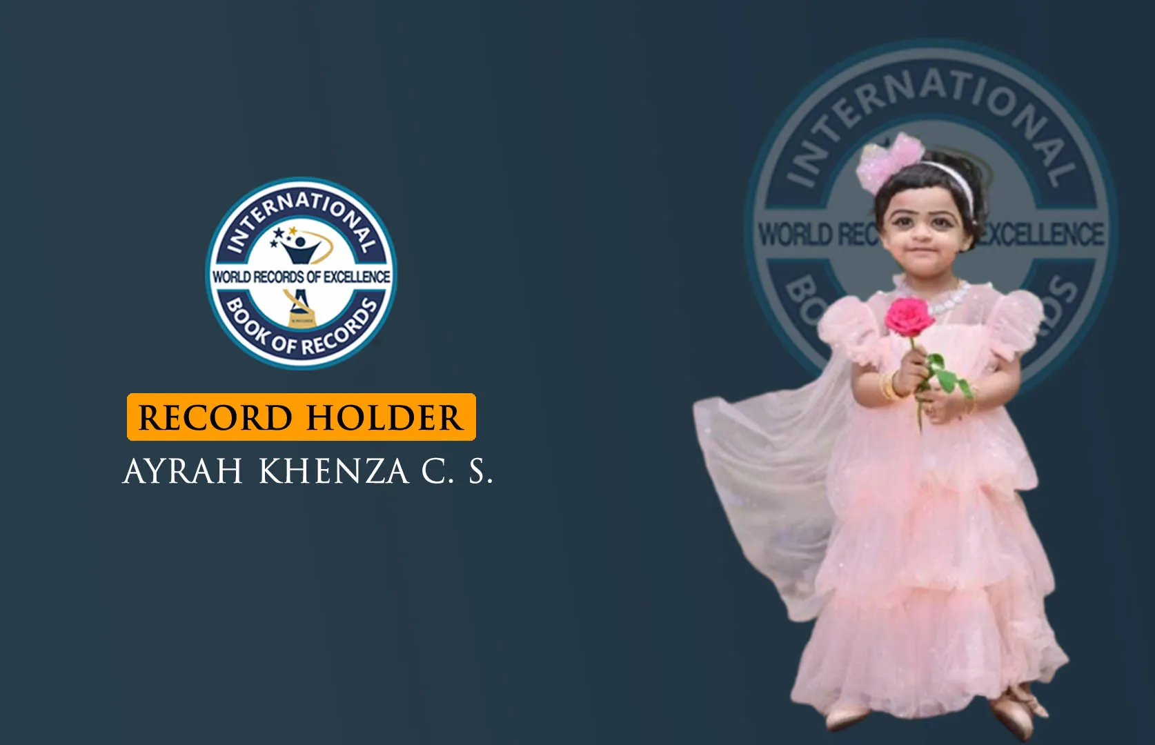 FASTEST TO RECITE NAMES OF ALL CHIEF MINISTERS OF KERALA (PRESCHOOLER)