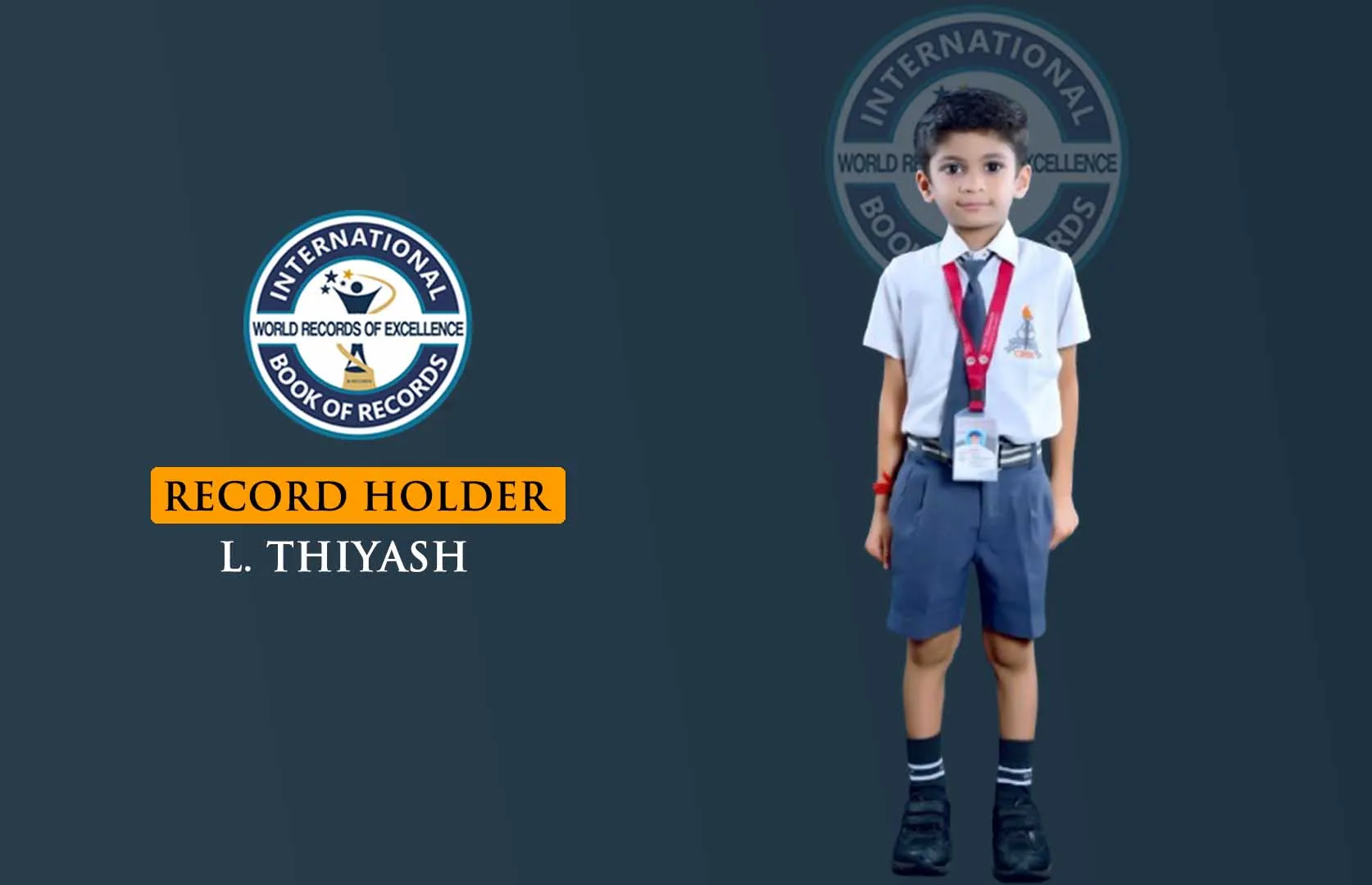 FASTEST TO IDENTIFY AND RECITE NAMES OF 150 COUNTRY FLAGS (KID)