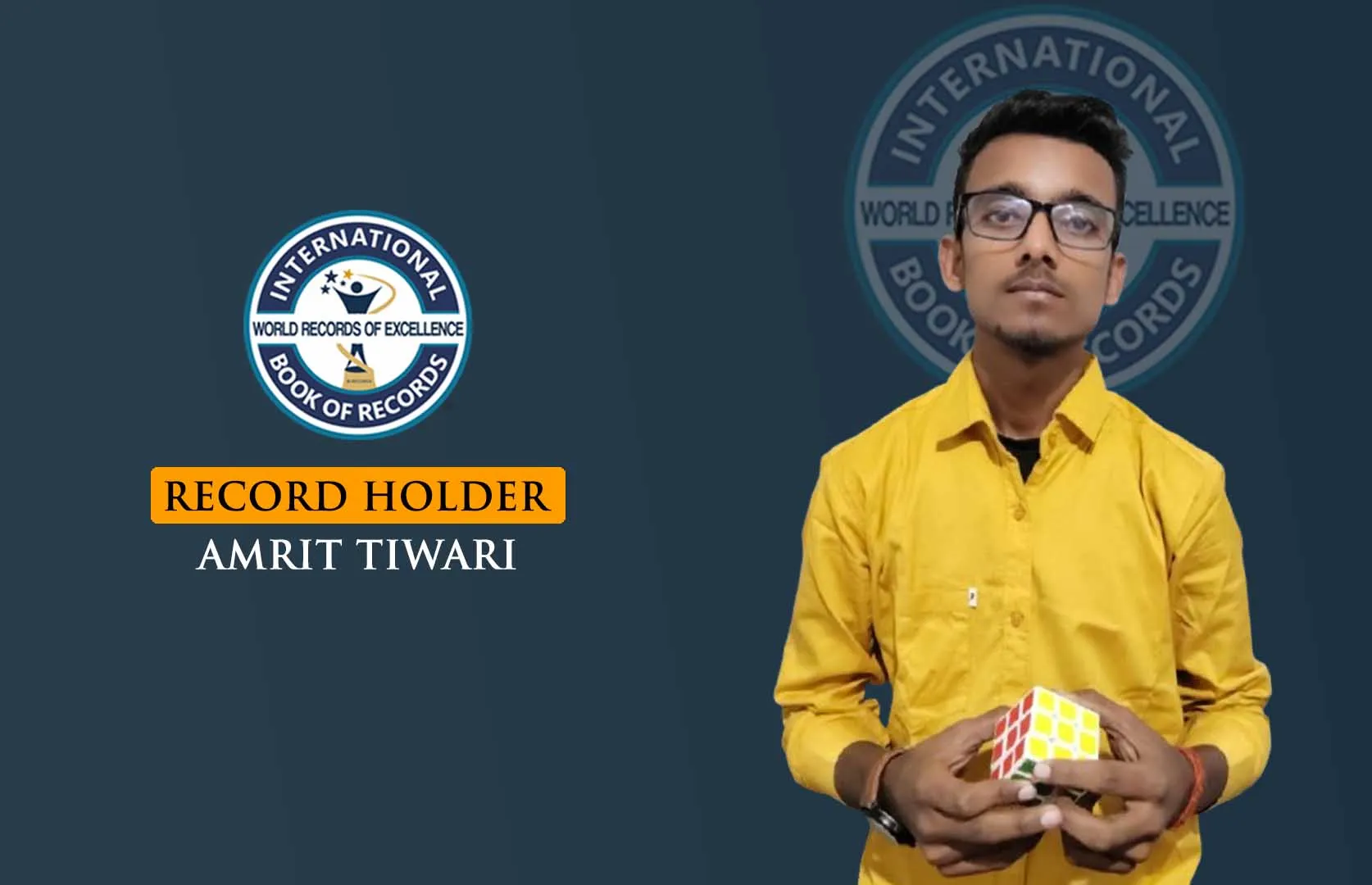 FASTEST TO RECITE PERIODIC TABLE WHILE SOVING 3X3 RUBIK’S CUBE (TEENAGER)