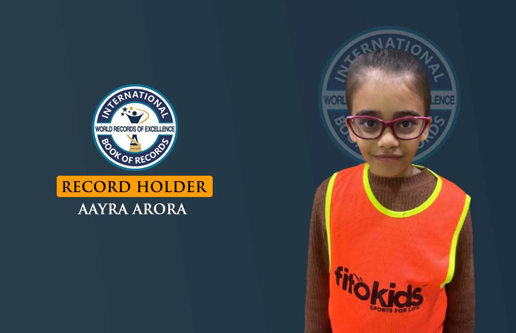 YOUNGEST GIRL TO PERORM LONGEST JUMP ON EVA MAT