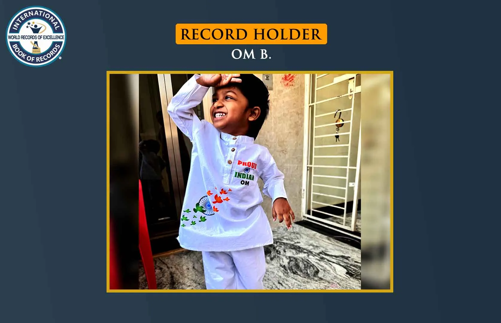 YOUNGEST TO IDENTIFY AND RECITE 100 AQUATIC ANIMALS IN A SHORT TIME