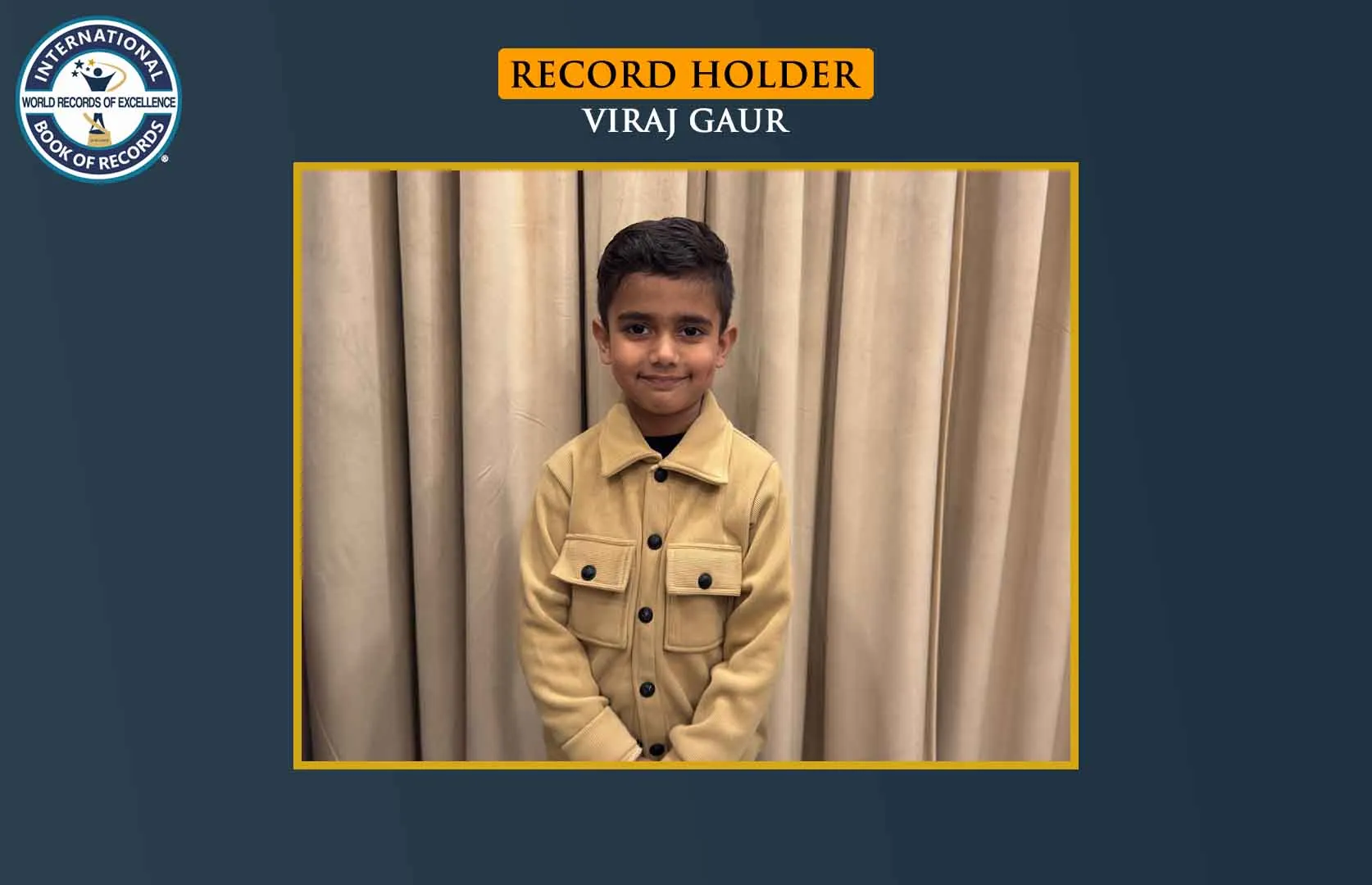 LONGEST TIME TO HOLD HEADSTAND WITH THE SUPPORT OF WALL (KID)