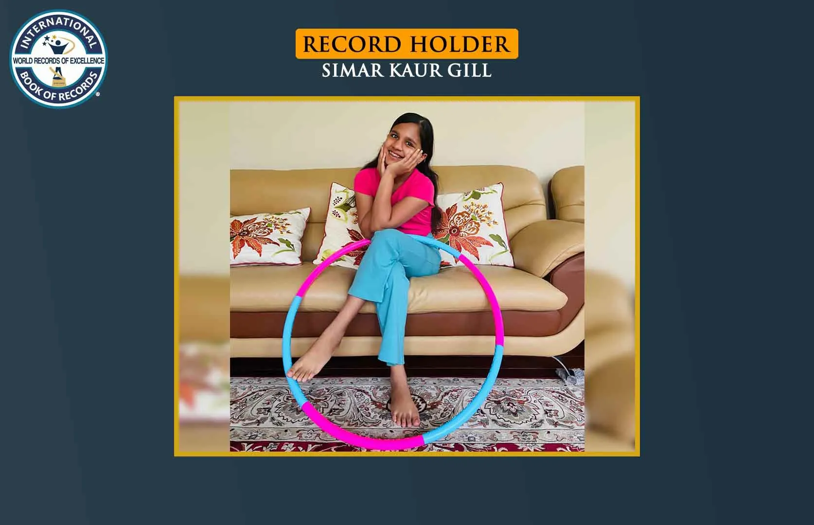 LONGEST TIME TO SPIN HULA HOOP AROUND WAIST BY A  PRE-TEEN