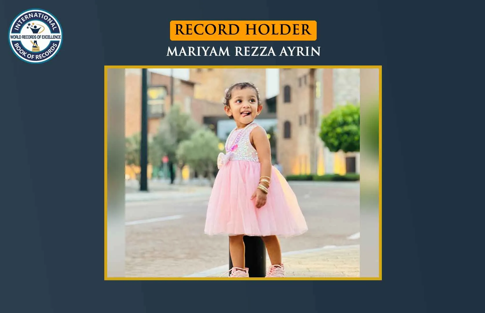 LARGEST PYRAMID MADE WITH MAXIMUM PAPER CUPS (TODDLER)