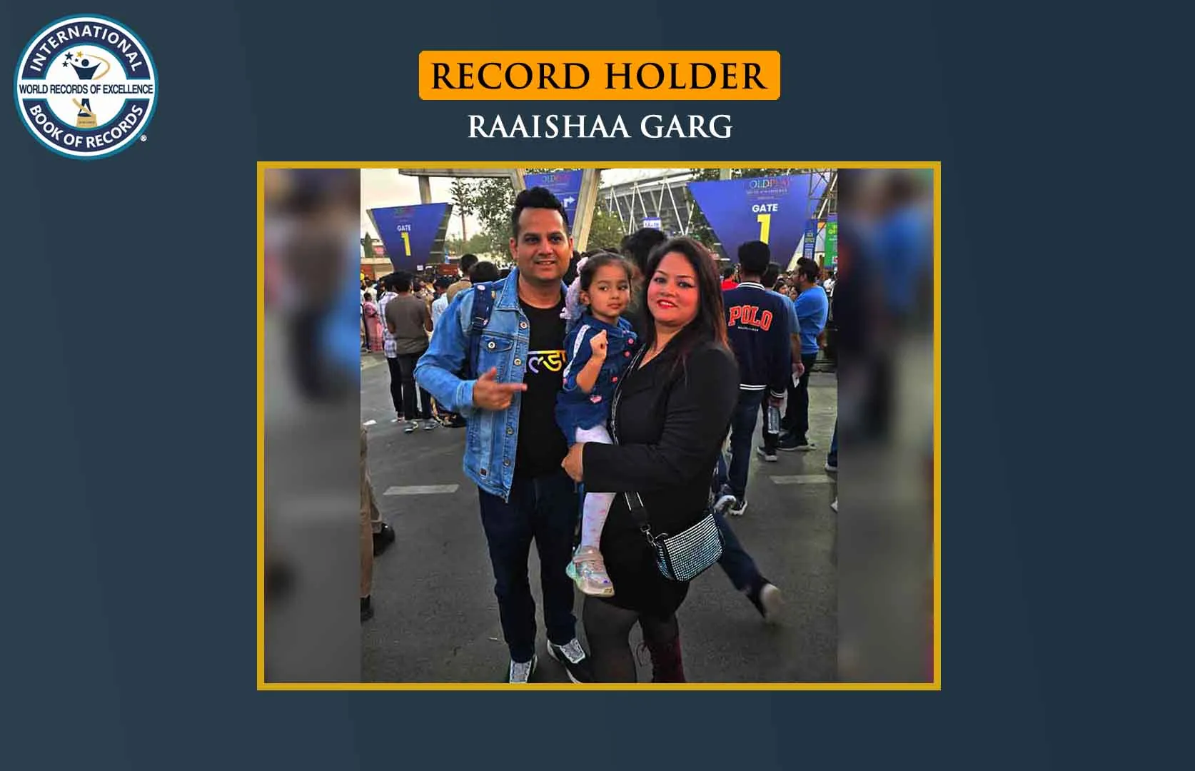 YOUNGEST TO ATTEND LONGEST LIVE CONCERT