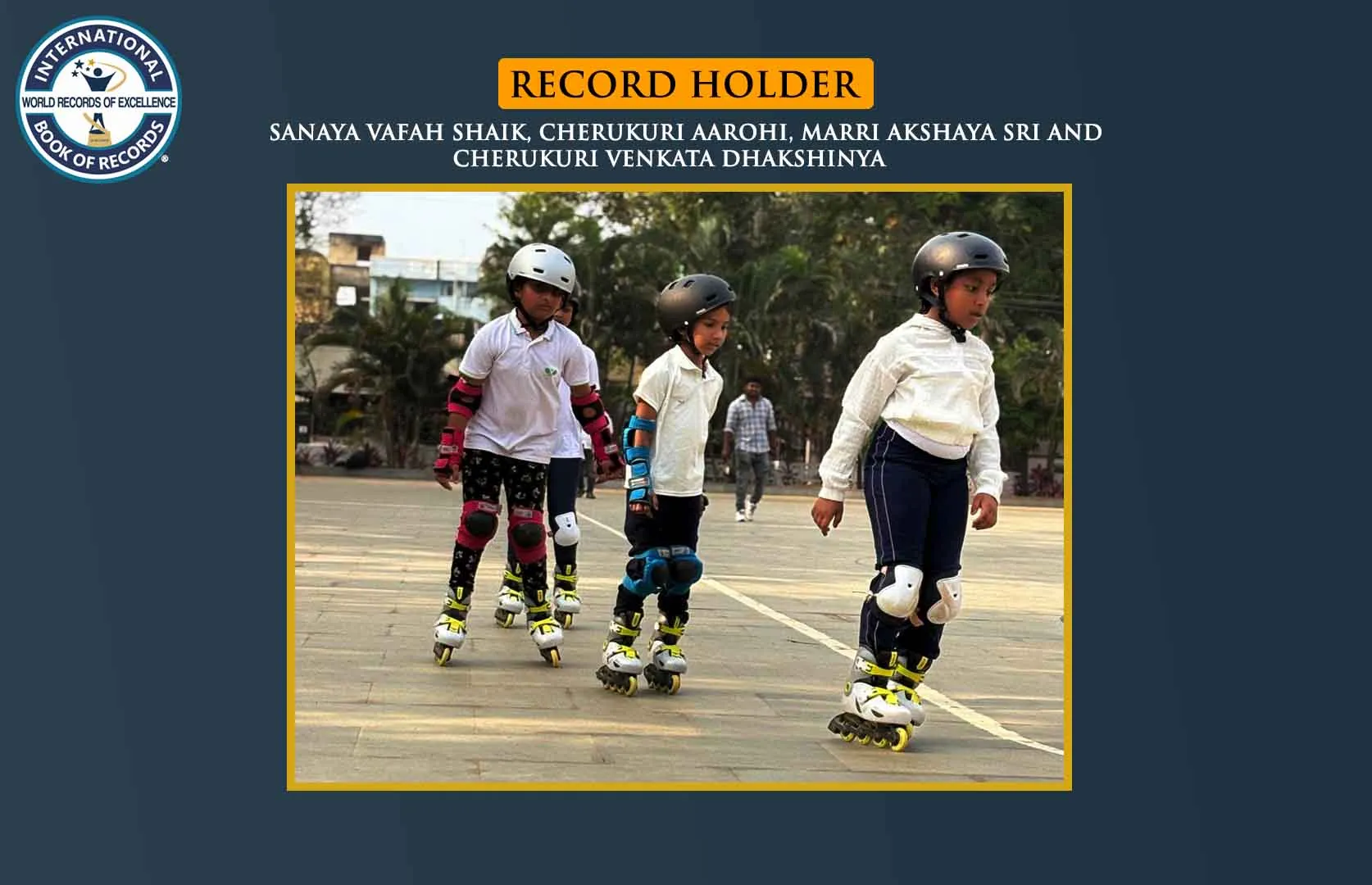 MAXIMUM DISTANCE COVERED ON INLINE SKATES (GROUP)