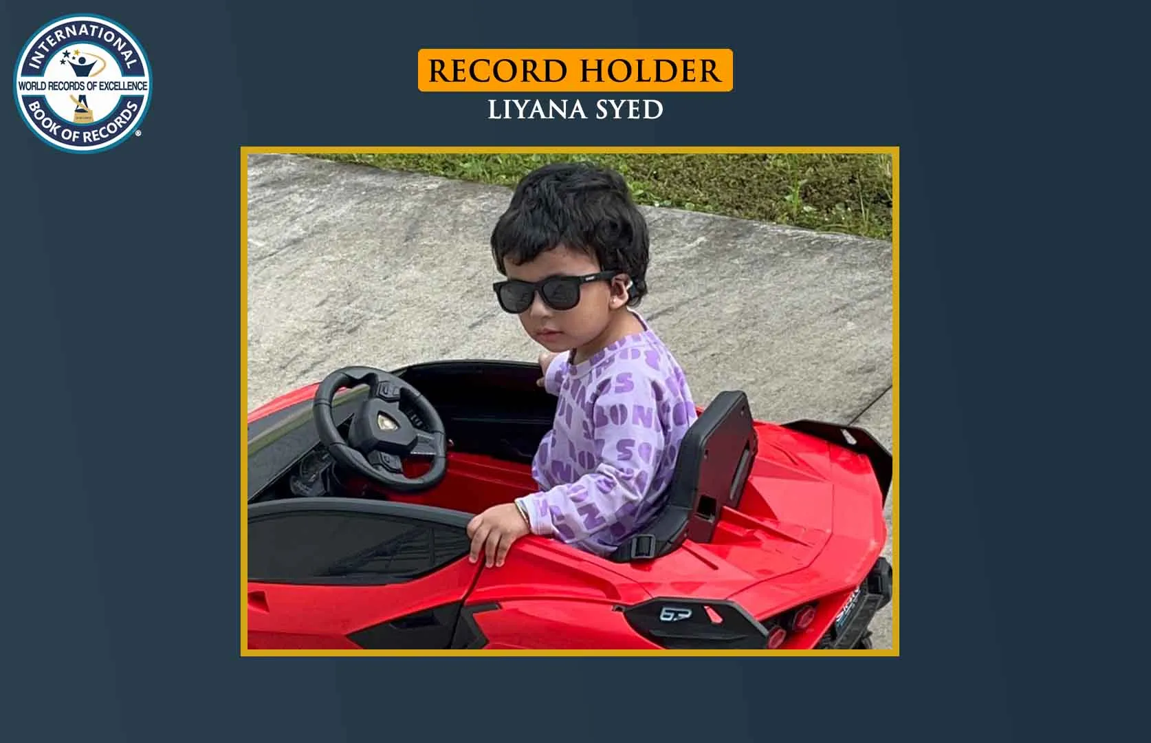 YOUNGEST TO IDENTIFY 100 RANDOM FLASHCARDS AND RECITE THEIR NAMES IN A SHORT TIME