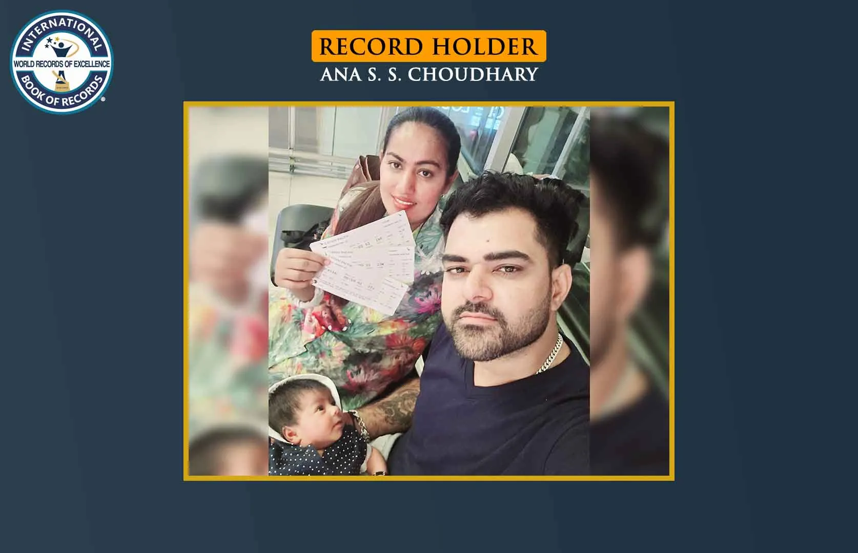 MAXIMUM COUNTRIES VISITED BY AN INFANT