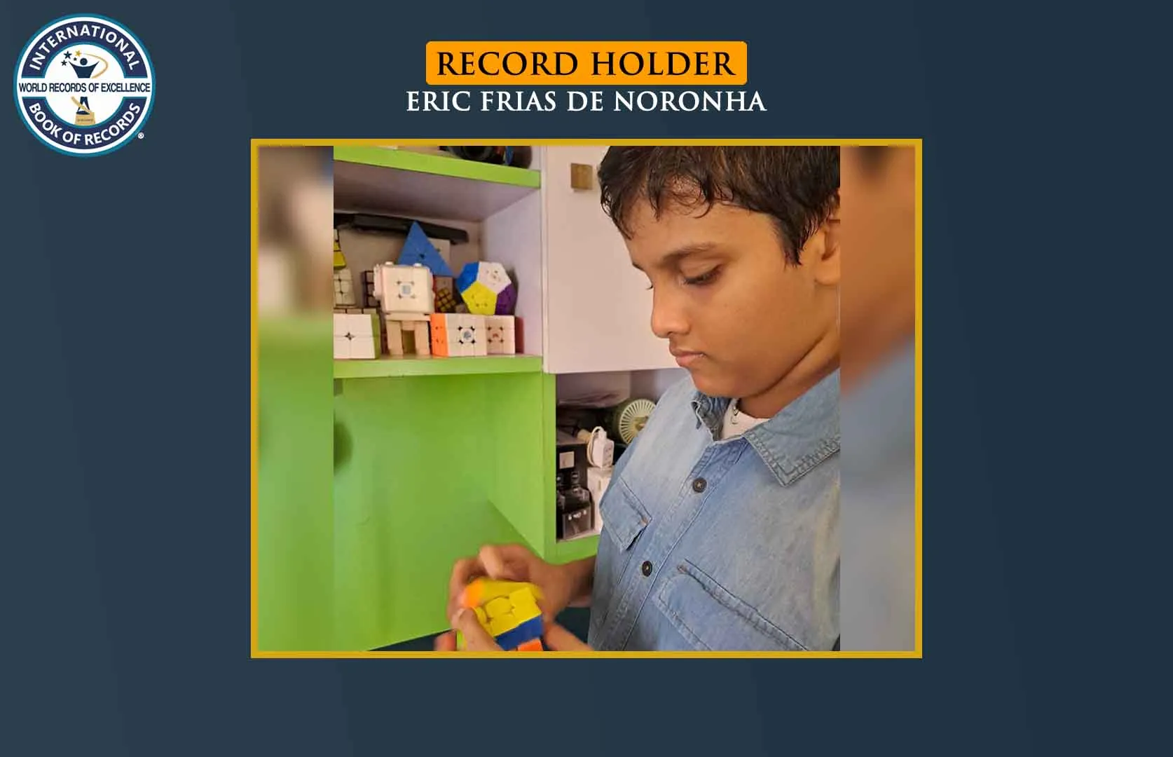 FASTEST TO SOLVE 3 X 3 RUBIK'S CUBE (TEENAGER)