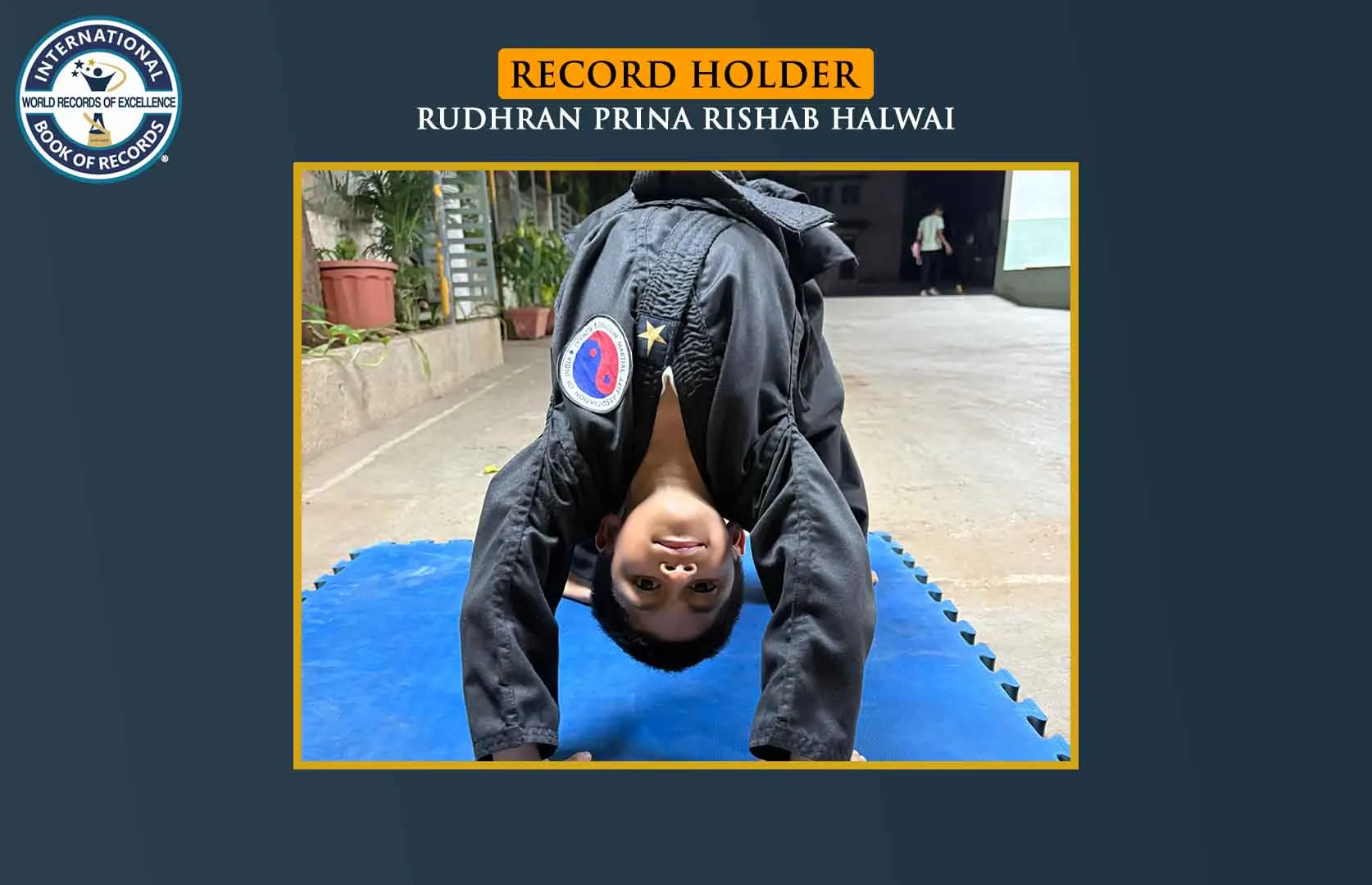 LONGEST TIME TO HOLD CHAKRASANA POSE BY A KID
