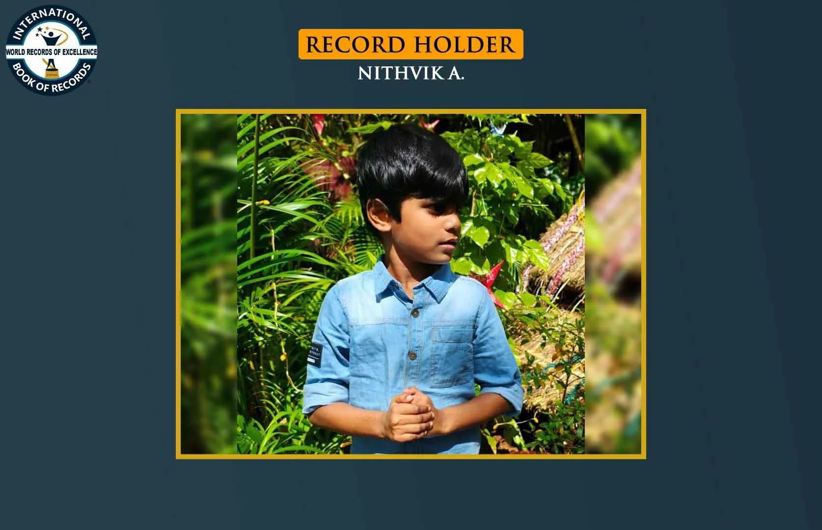 FASTEST TO SWIM 600 METERS WITH BOTH HANDS AND FEET TIED (KID)