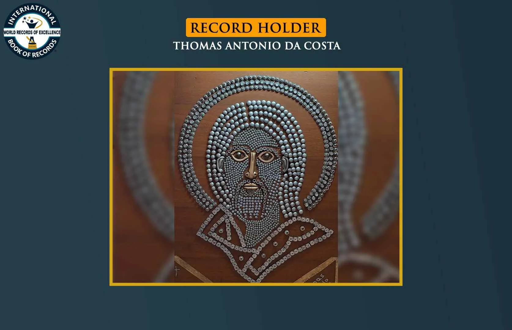 BIGGEST TWO-IN-ONE SCULPTURE OF FATHER AND SON MADE WITH METALS