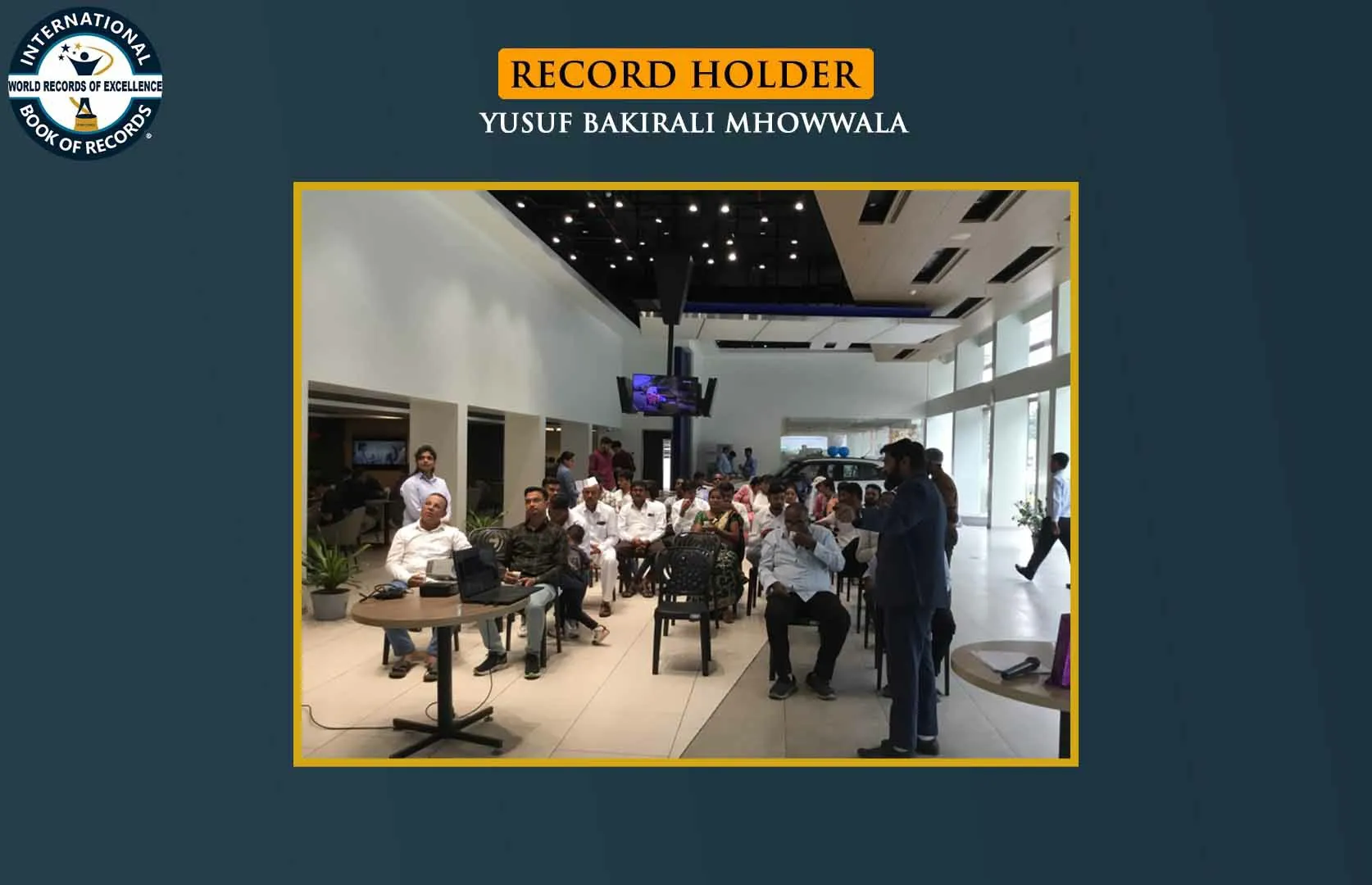 HIGHEST NUMBER OF AUTOMOBILE INDUSTRY TRAINING SESSIONS CONDUCTED IN ONE YEAR