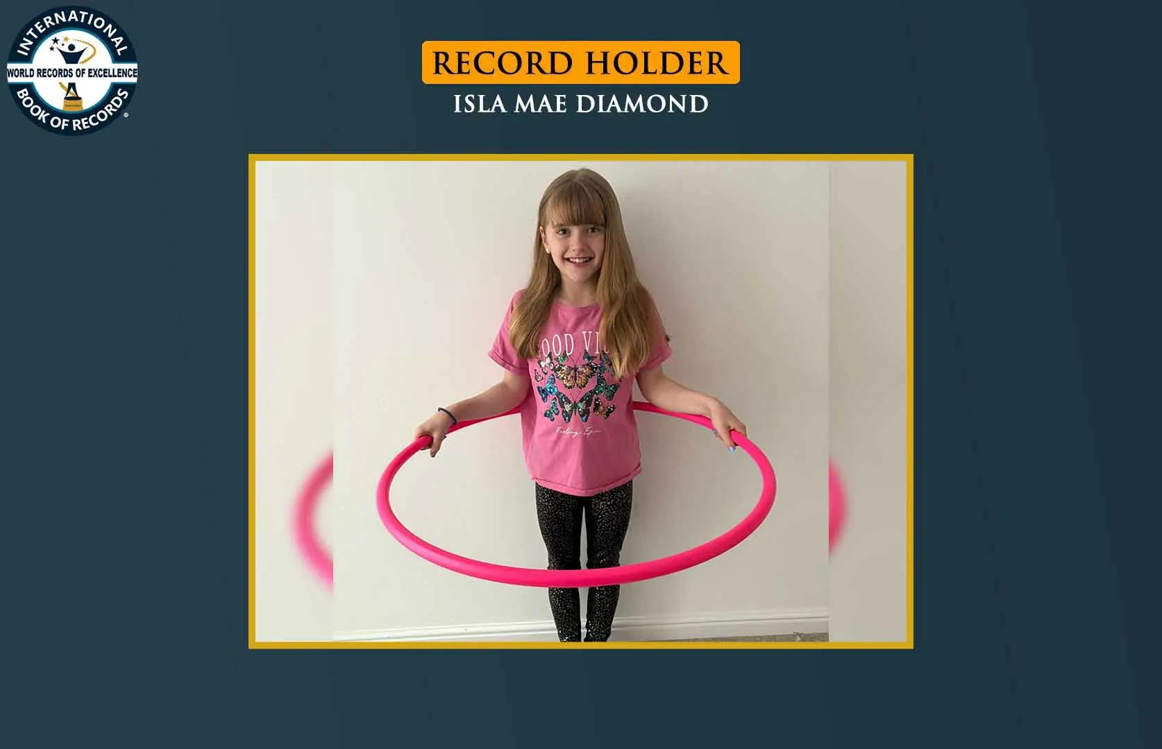LONGEST TIME TO SPIN HULA HOOP AROUND WAIST BY A  PRE-TEEN