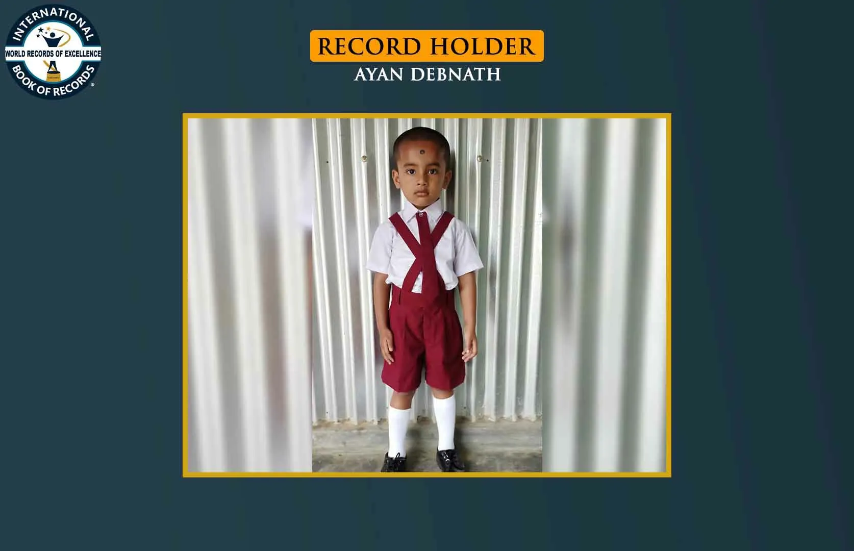 YOUNGEST TO RECITE ALL COUNTRIES AND THEIR CAPITALS IN A SHORT TIME