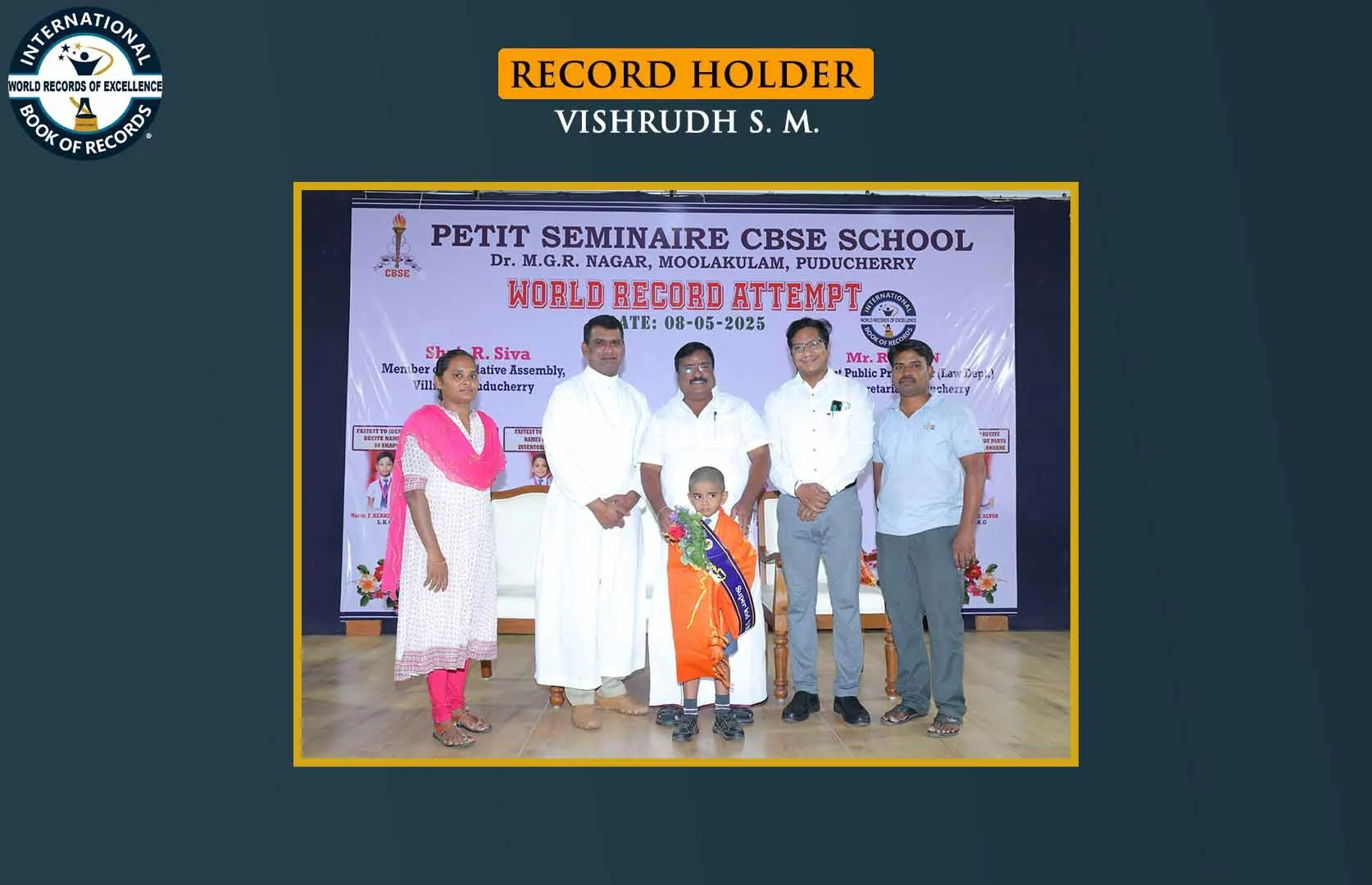 FASTEST TO RECITE 100 ACTION WORDS BY A PRESCHOOLER