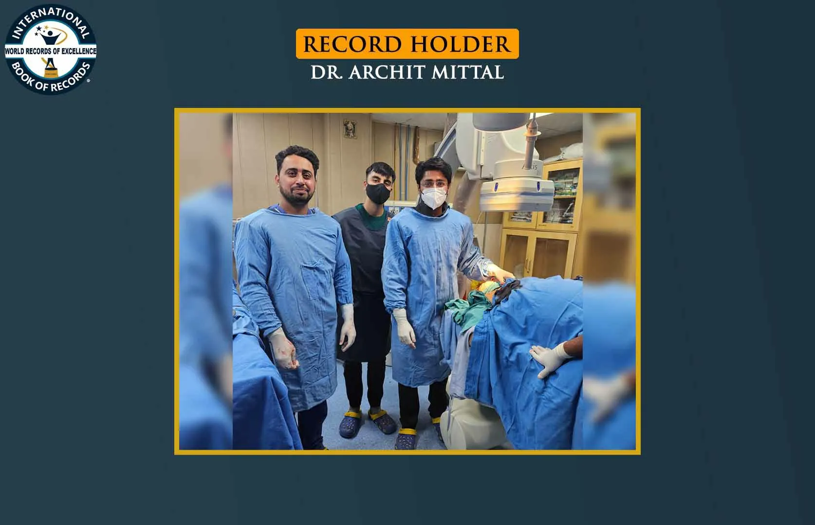 YOUNGEST NEPHROLOGIST CONSULTANT TO BE AFFILIATED WITH THE MOST HOSPITALS IN A CITY