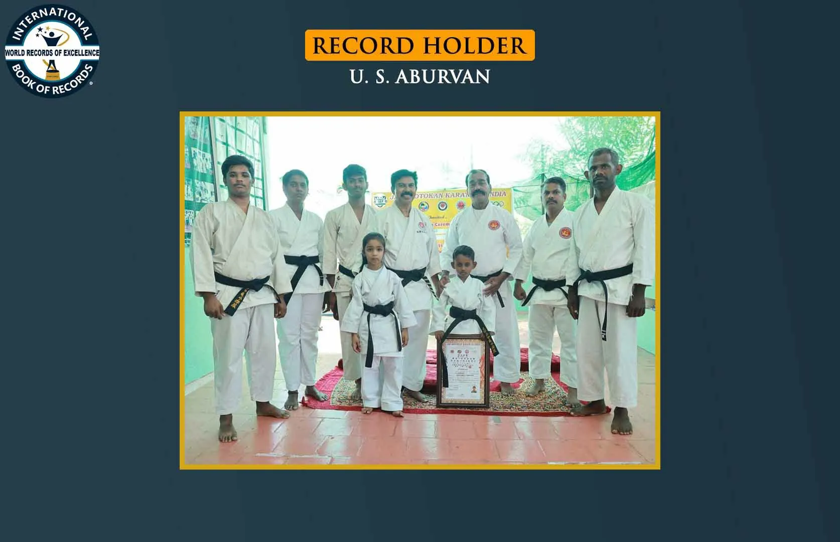 YOUNGEST BLACK BELT HOLDER IN SHOTOKAN KARATE