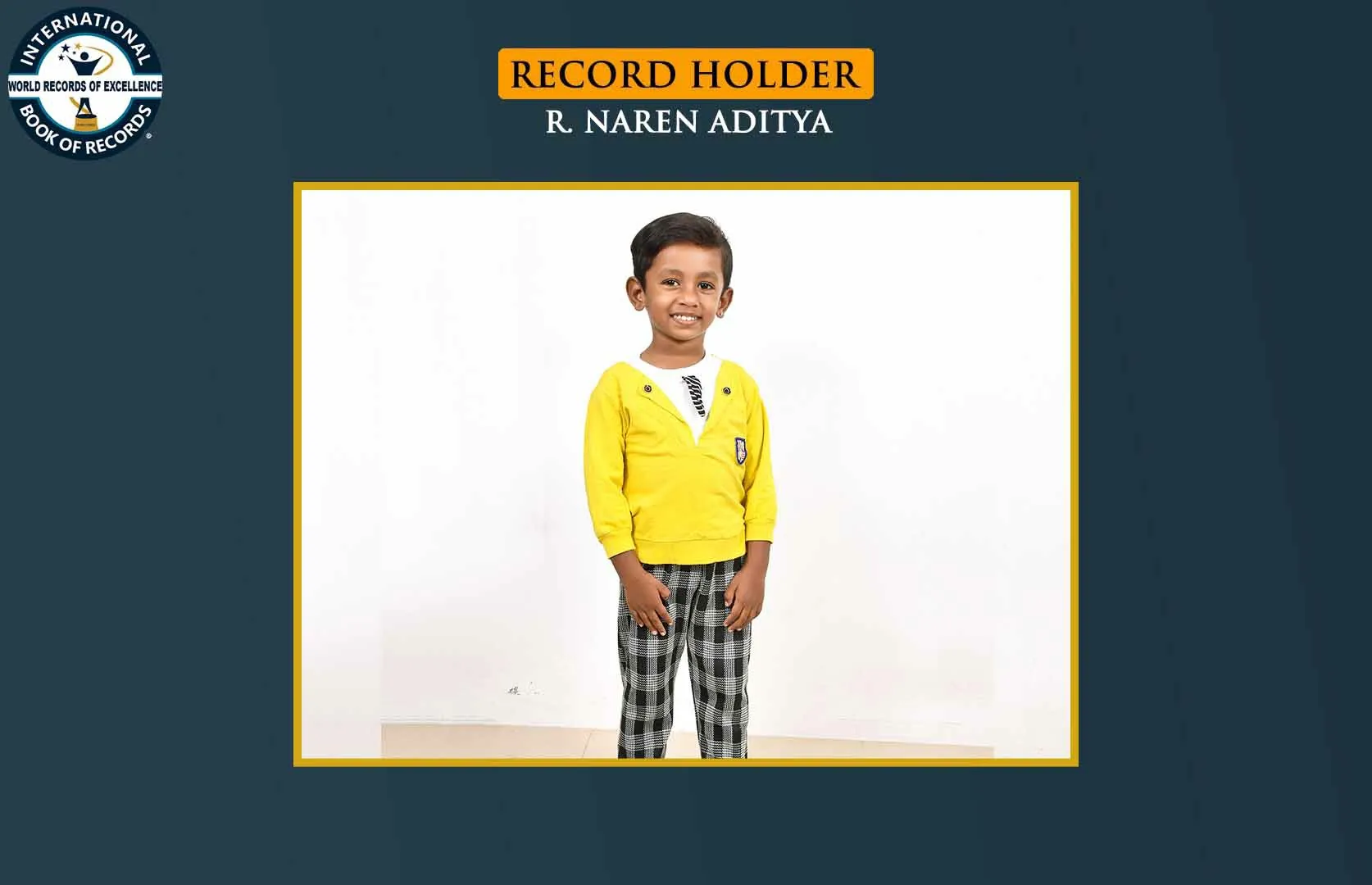 FASTEST TO IDENTIFY FLAGS OF 70 COUNTRIES AND RECITE THEIR NAMES (PRESCHOOLER)