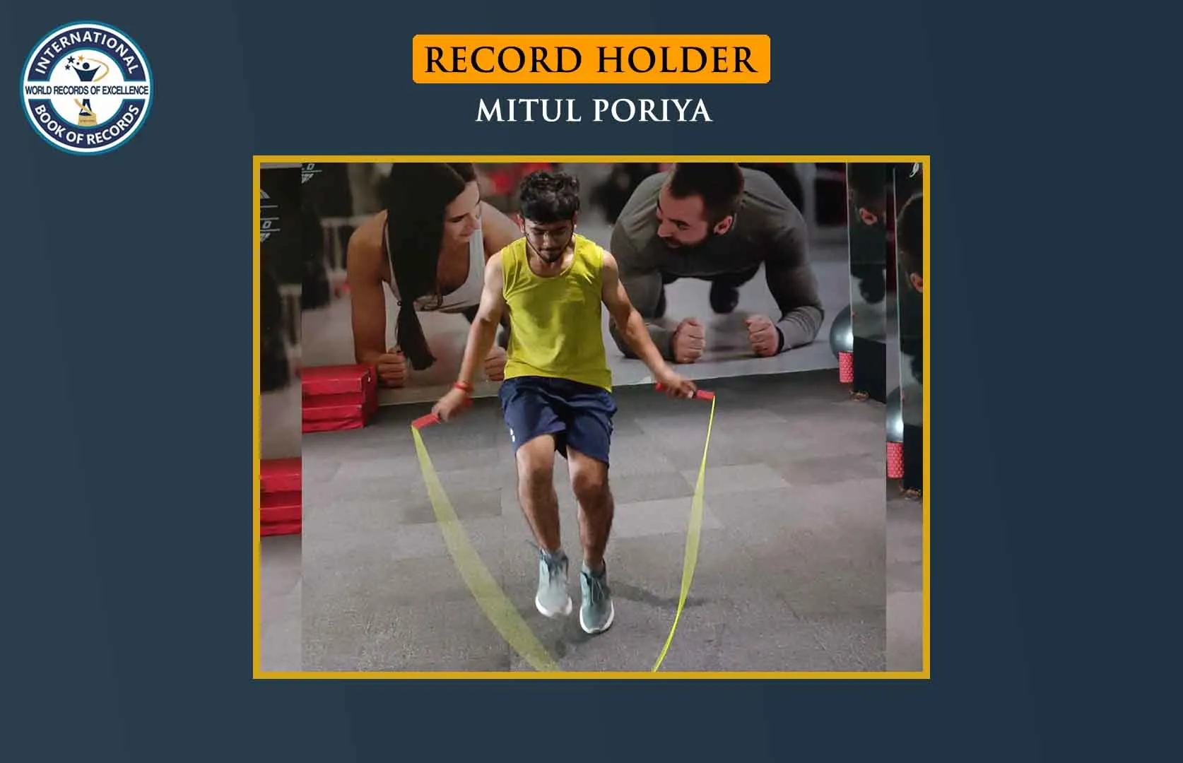 MAXIMUM ROPE SKIPS PERFORMED WITH ALTERNATE FOOT STEPS IN ONE MINUTE