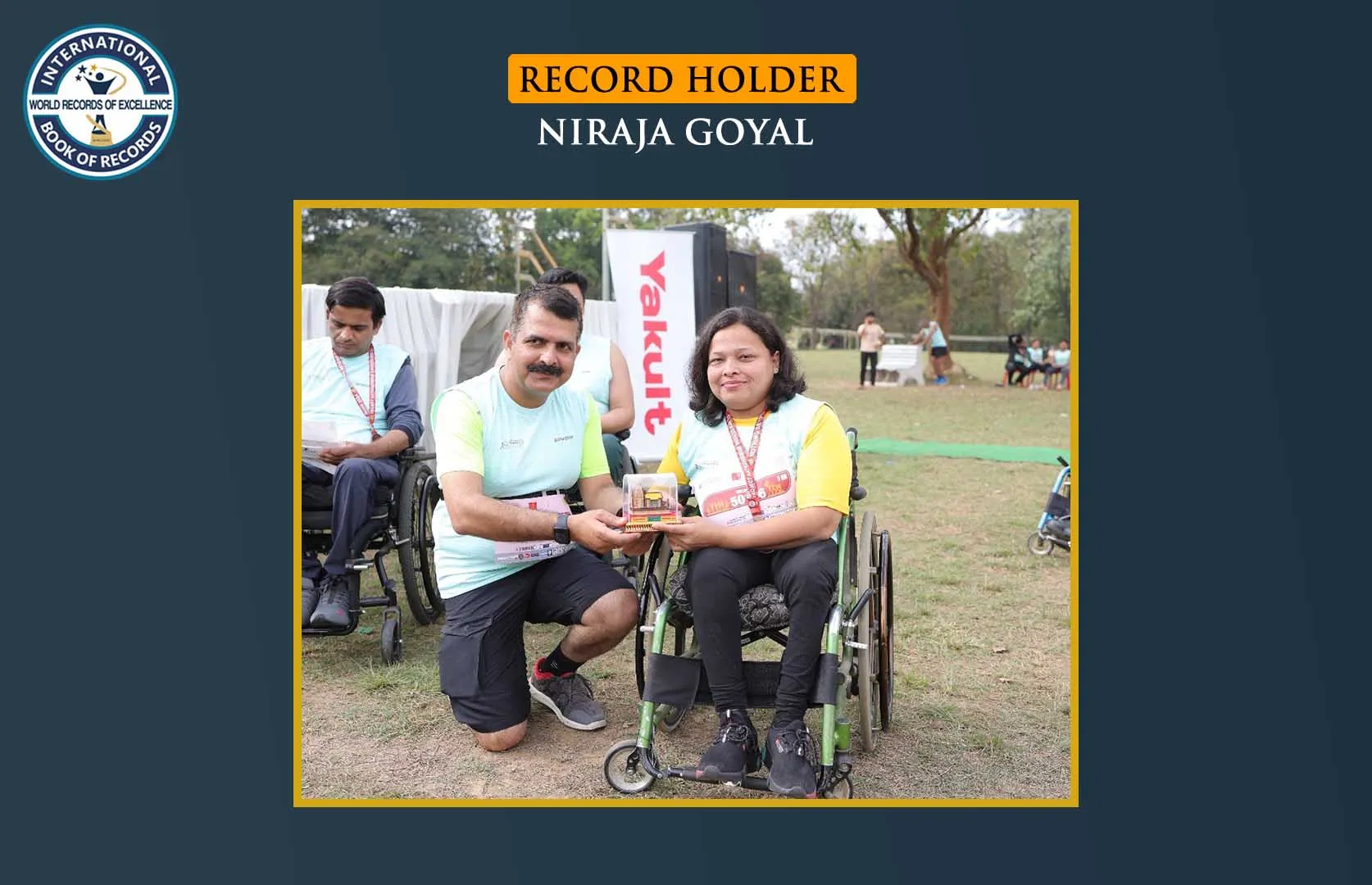 FASTEST TO COVER 5 KM IN A WHEELCHAIR (FEMALE)