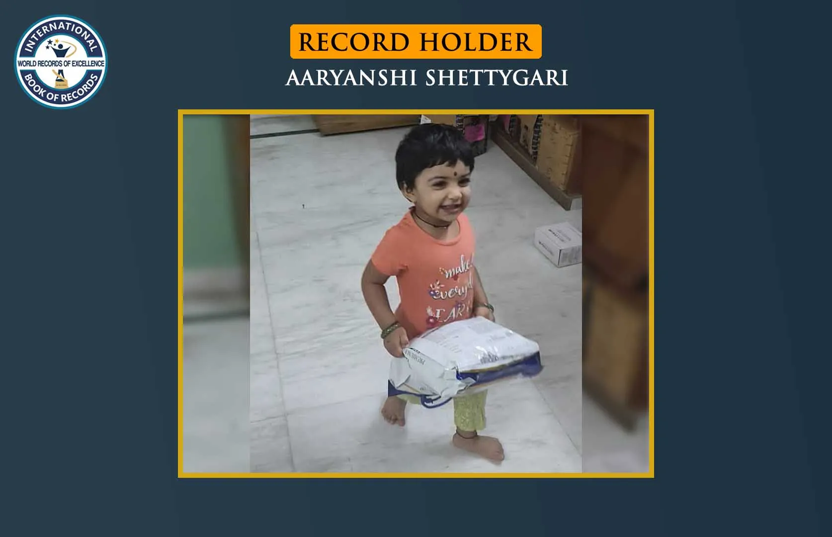 YOUNGEST TO LIFT HEAVIEST SACK