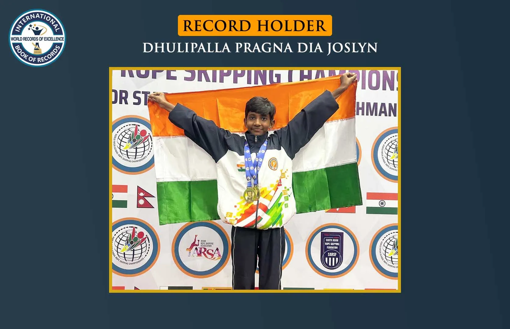 MOST DOUBLE UNDER SKIPS PERFORMED IN 30 SECONDS (KID)