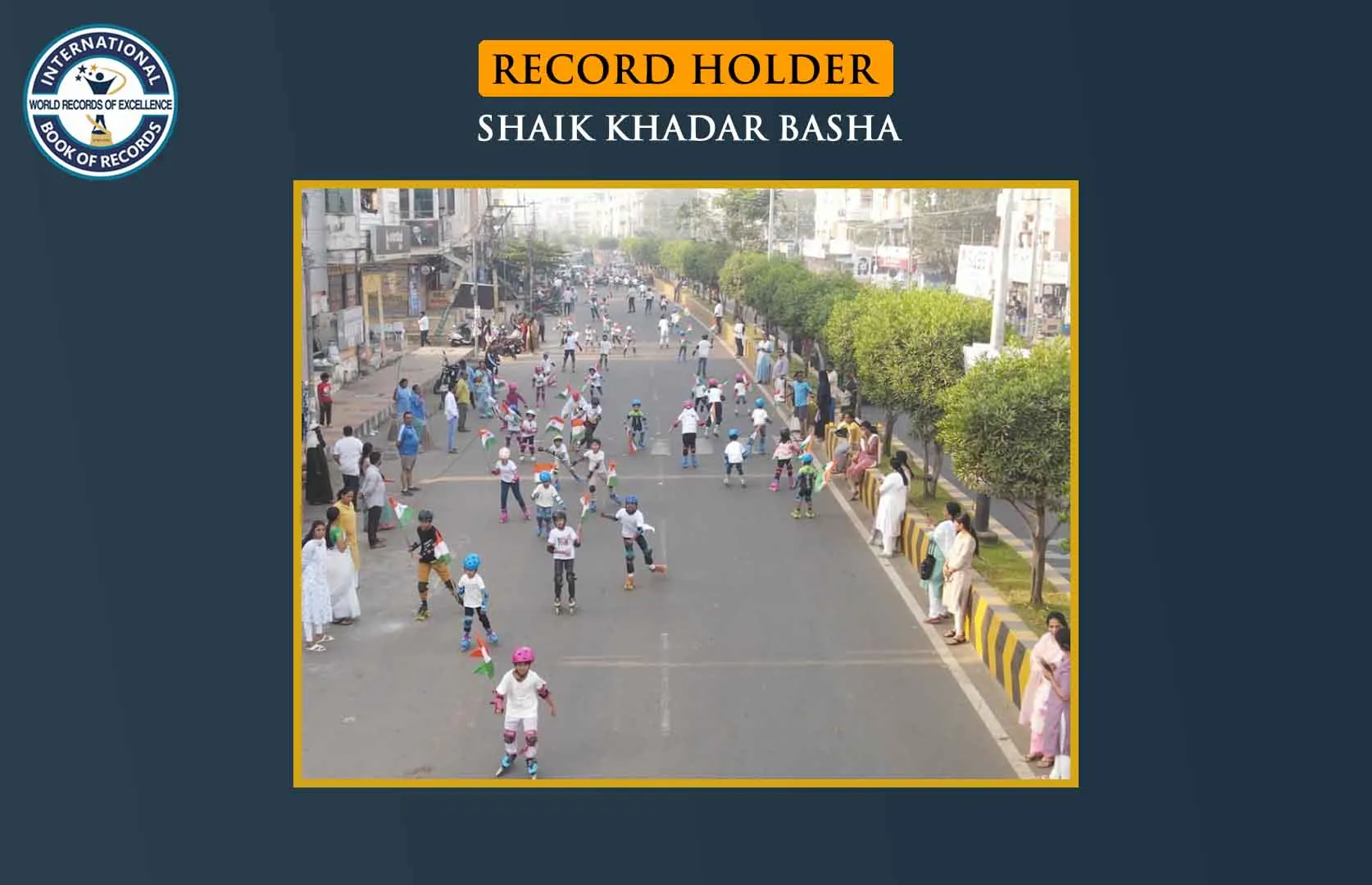MAXIMUM STUDENTS SKATED WITH INDIAN NATIONAL FLAGS FOR THE LONGEST TIME (GROUP)