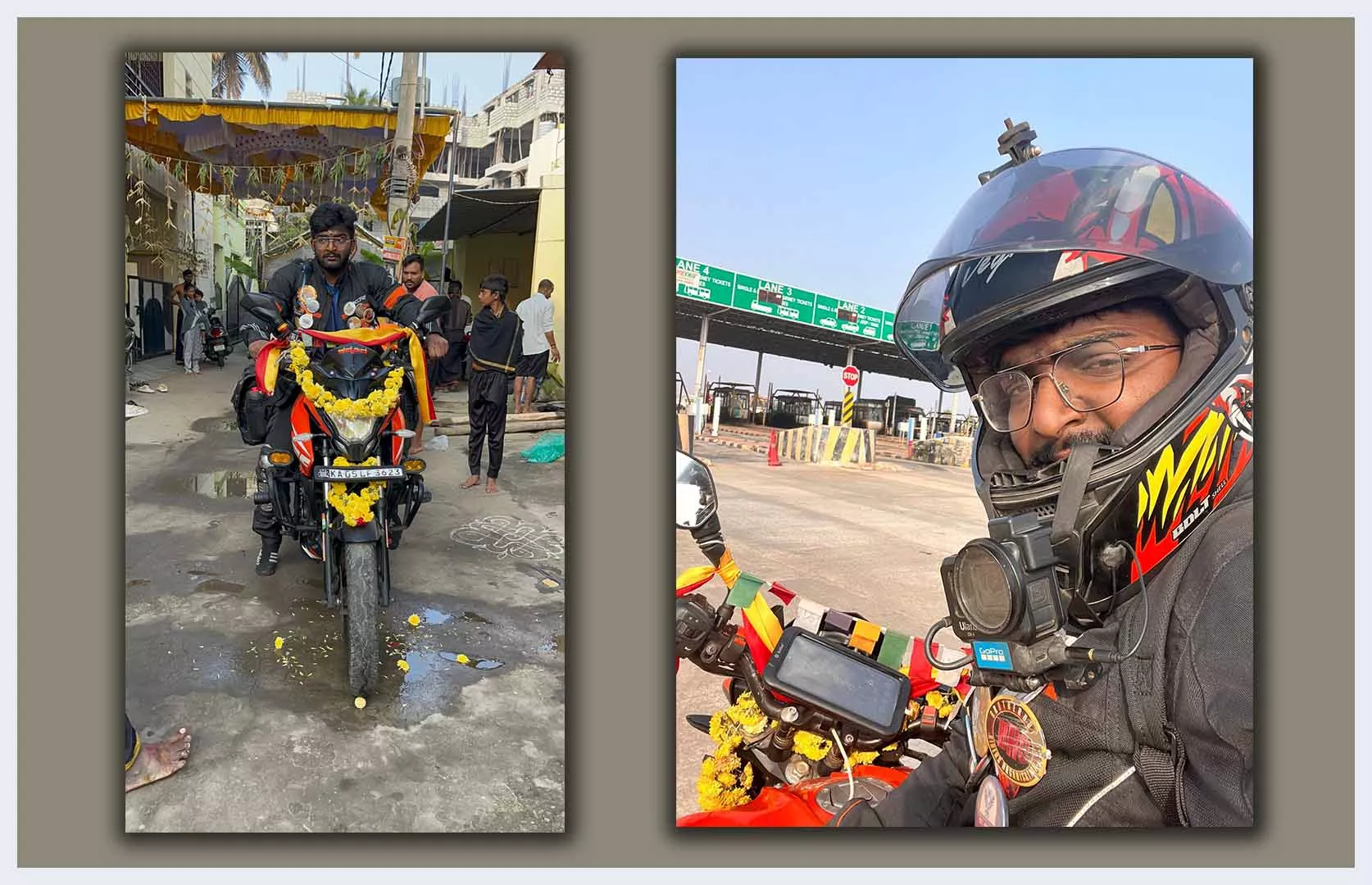 YOUNGEST TO COMPLETE ROUND JOURNEY FROM BANGALORE TO AYODHYA ON BIKE