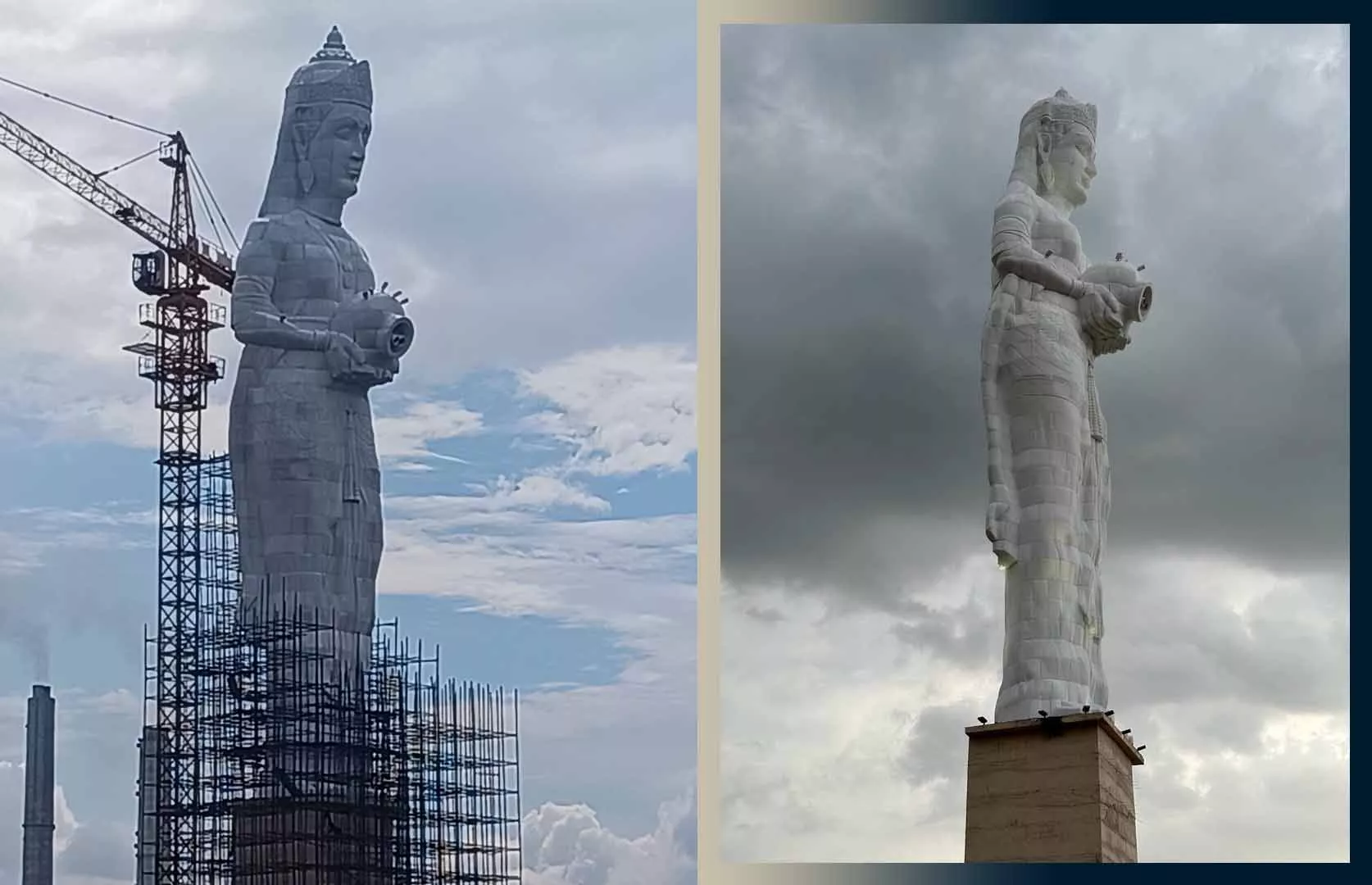 TALLEST MARBLE STATUE OF CHAMBAL MATA